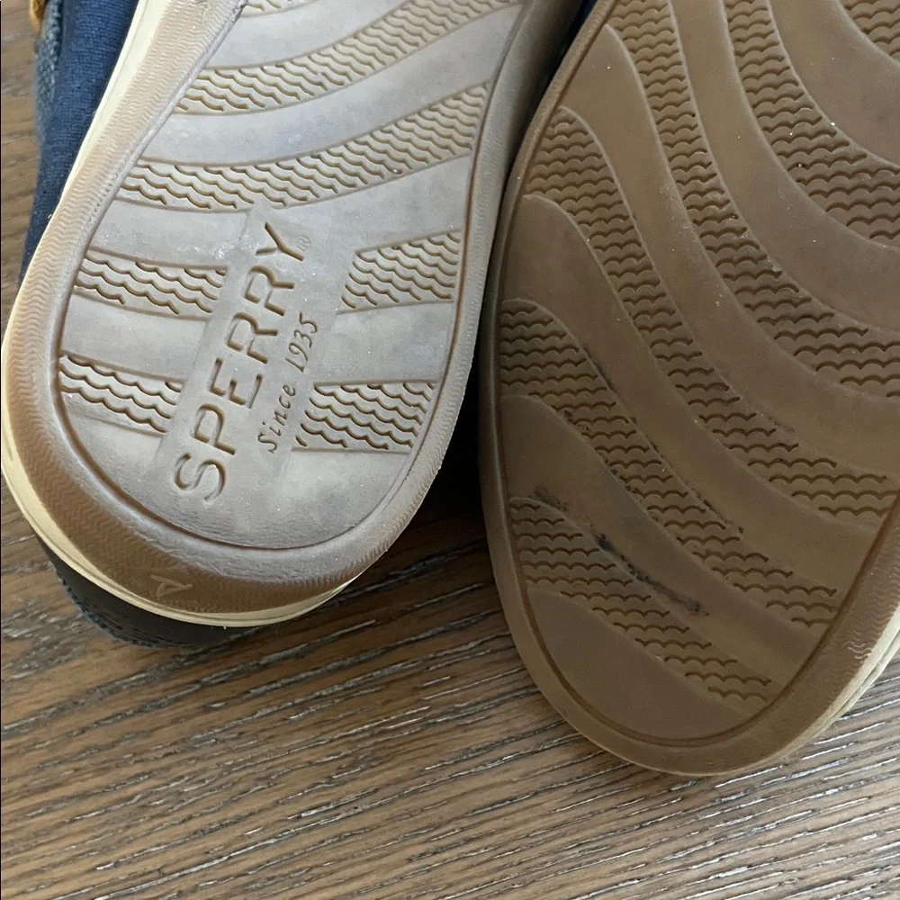 Sperry Women's Songfish Waxy‎ Canvas Boat Shoes Size 10